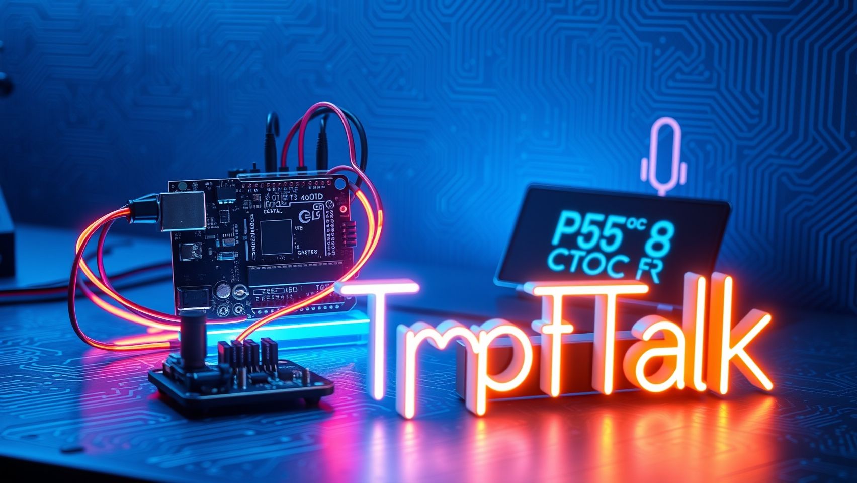 Voice-Enabled Temperature Reader Using Arduino & Python